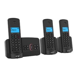 BT 3110 Cordless Phone Trio Handset with Answer Machine