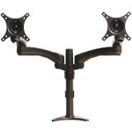 B-Tech BT7374/B Twin screen double arm desk mount with swivel (Up to 100 x 100 Vesa)