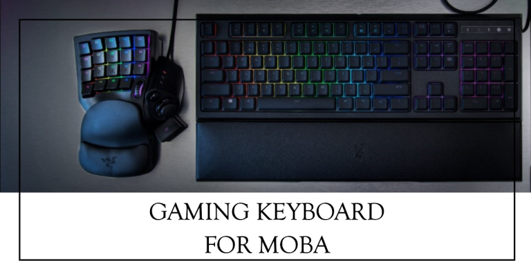 Gaming keyboard for MOBA