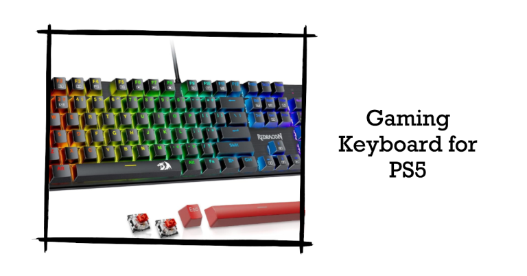 Gaming keyboard for PS5