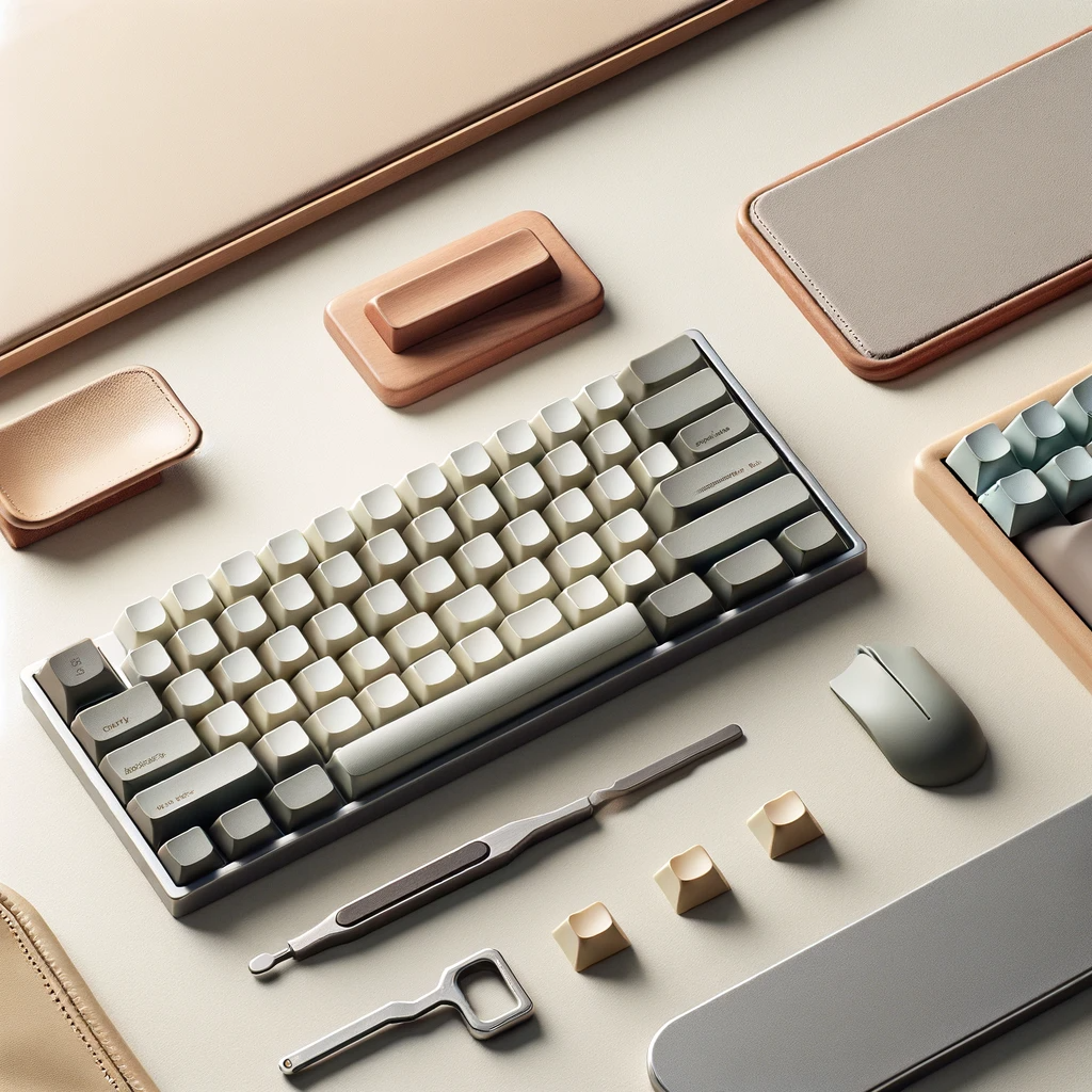 Minimalist keyboard accessories